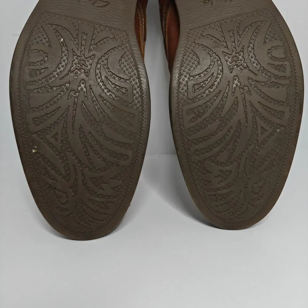Clarks Collection Men Size 12 Brown Leather Tassel Loafers Cushion Ortholite
